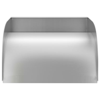 148875 vidaXL Waterfall 30x34x14 cm Stainless Steel 304
