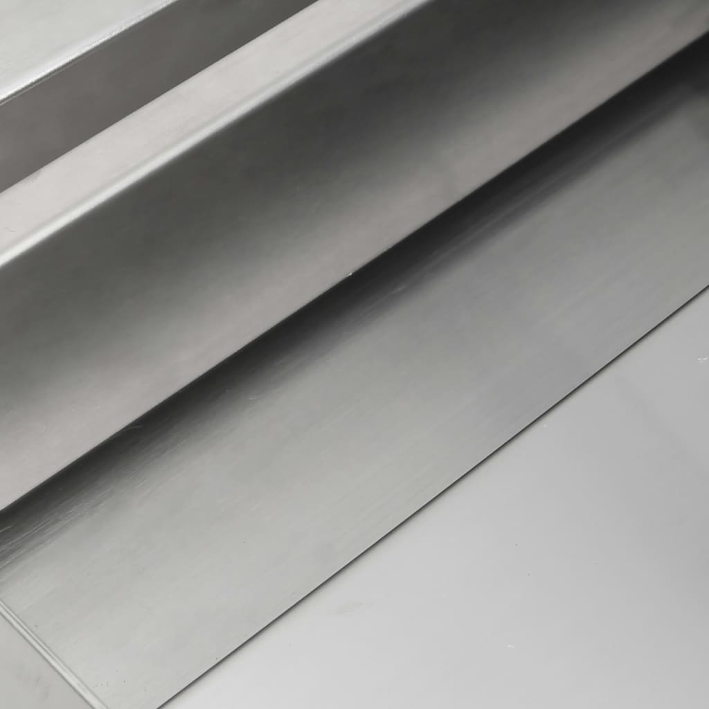 148875 vidaXL Waterfall 30x34x14 cm Stainless Steel 304