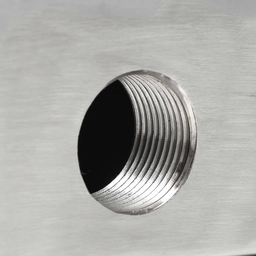 148875 vidaXL Waterfall 30x34x14 cm Stainless Steel 304