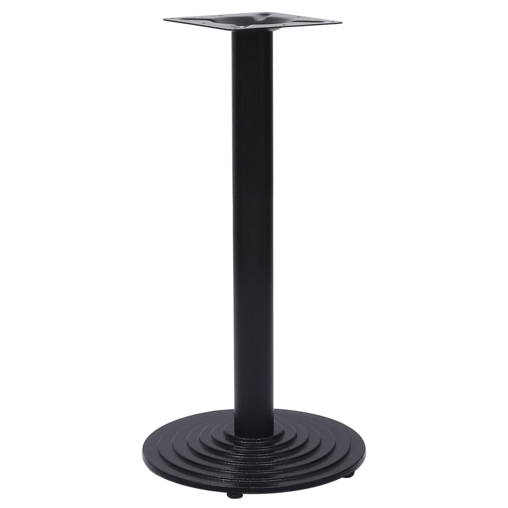 vidaXL Bistro Table Leg Black Ø43x72 cm Cast Iron