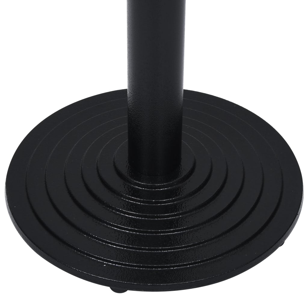 vidaXL Bistro Table Leg Black Ø43x72 cm Cast Iron