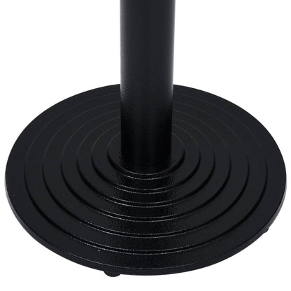 vidaXL Bistro Table Leg Black Ø43x72 cm Cast Iron