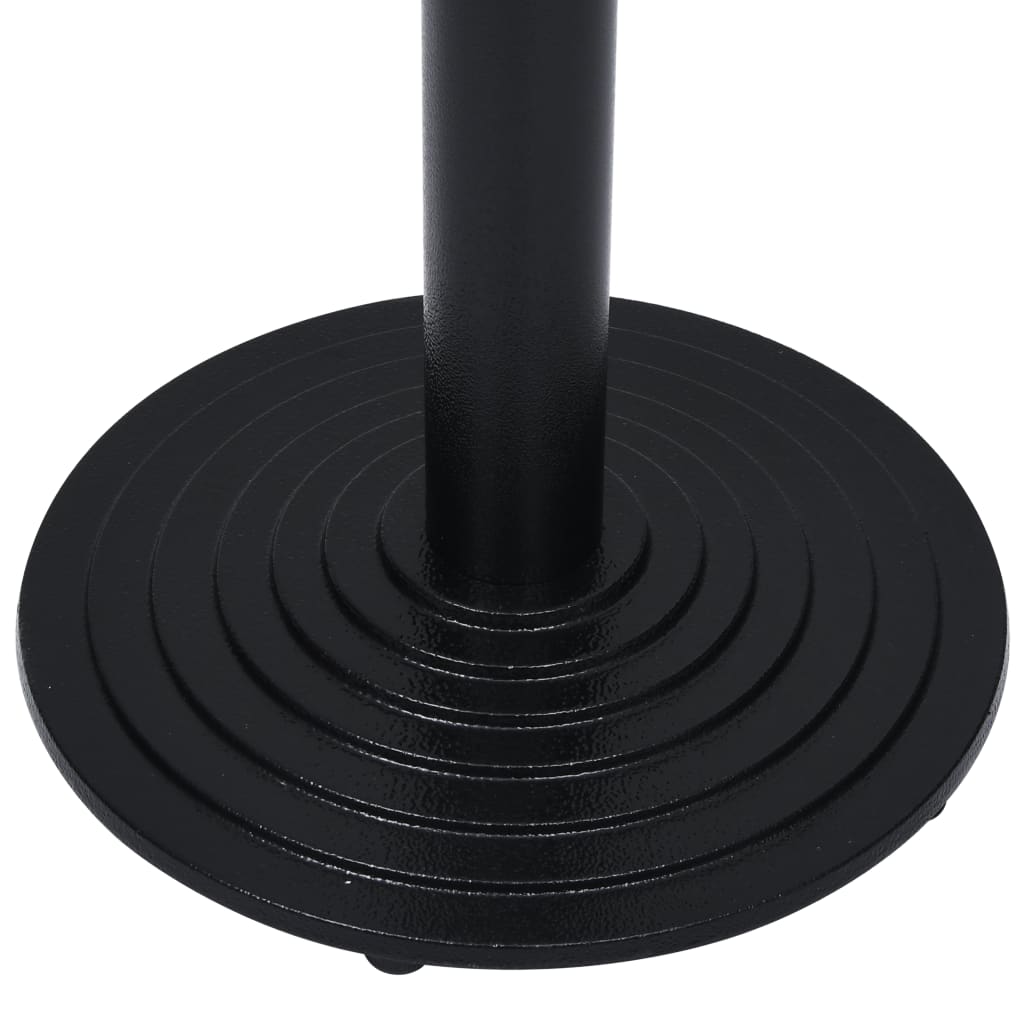 vidaXL Bistro Table Leg Black Ø43x107 cm Cast Iron