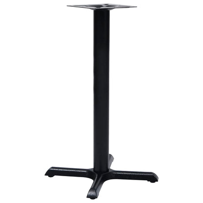 vidaXL Bistro Table Leg Black 56x56x72 cm Cast Iron