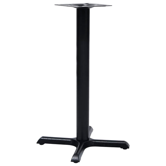 vidaXL Bistro Table Leg Black 56x56x72 cm Cast Iron