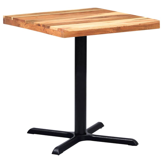 vidaXL Bistro Table Leg Black 76x76x72 cm Cast Iron