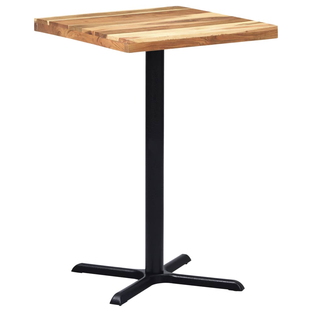 vidaXL Bistro Table Leg Black 76x76x107 cm Cast Iron