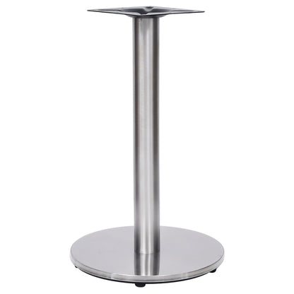 vidaXL Bistro Table Leg Silver Ø45x72 cm Stainless Steel