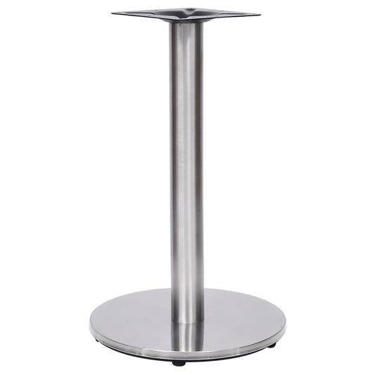vidaXL Bistro Table Leg Silver Ø45x72 cm Stainless Steel