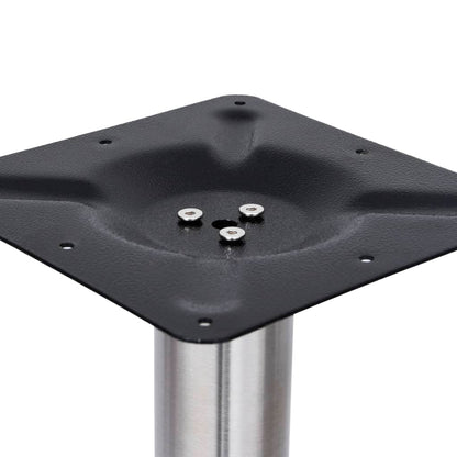 vidaXL Bistro Table Leg | Silver | Stainless steel | Ø45 x 107 cm |  Industrial