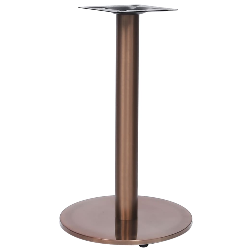 vidaXL Bistro Table Leg Gold Ø45x72 cm Stainless Steel