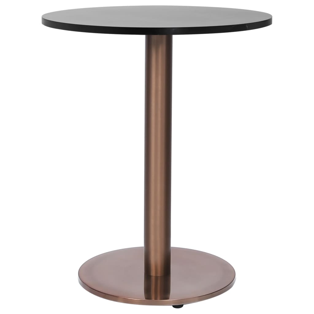 vidaXL Bistro Table Leg Gold Ø45x72 cm Stainless Steel