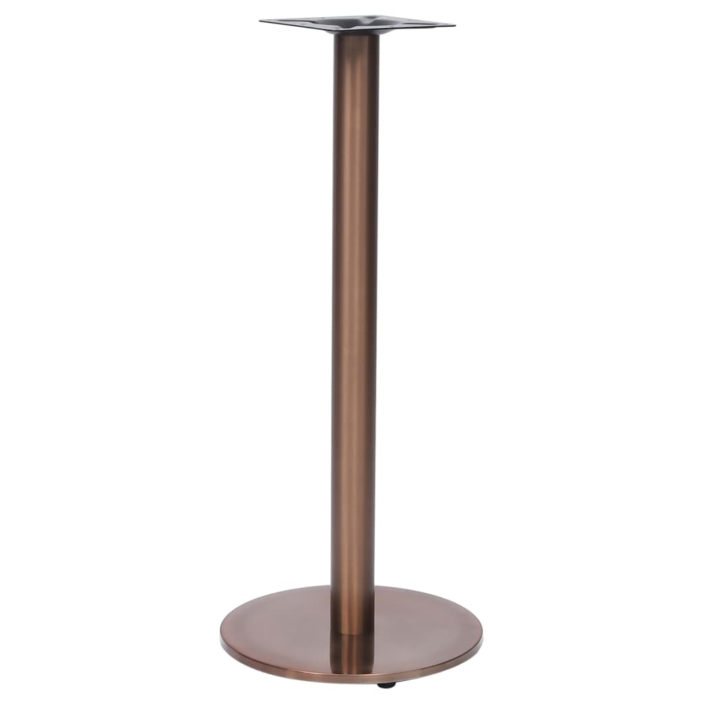 vidaXL Bistro Table Leg Gold Ø45x107 cm Stainless Steel