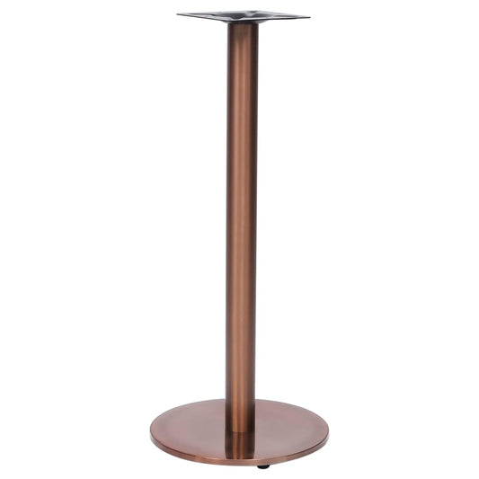 vidaXL Bistro Table Leg | Gold | Stainless Steel | Single | Industrial