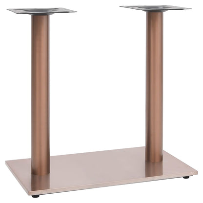 vidaXL Bistro Table Leg Brass 70x40x72 cm Stainless Steel