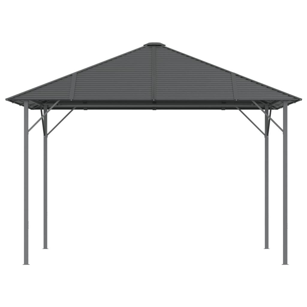vidaXL Gazebo with Roof 3x3 m Anthracite