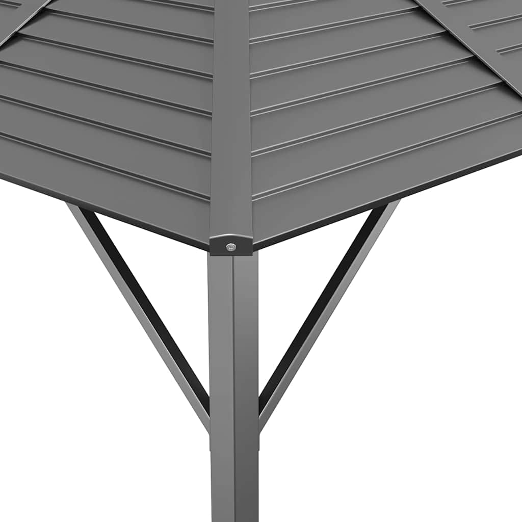vidaXL Gazebo with Roof 3x3 m Anthracite