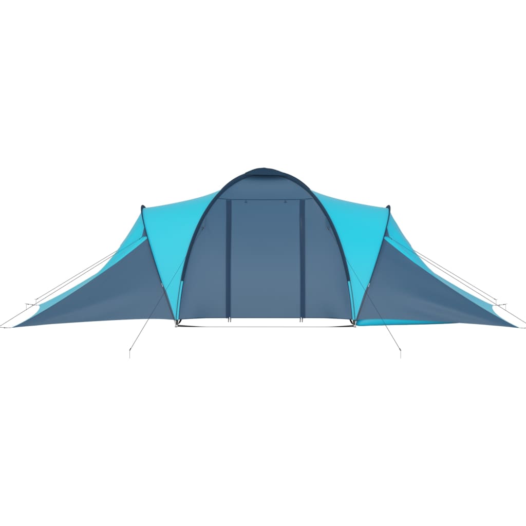 93183 vidaXL Camping Tent 6 Persons Blue and Light Blue