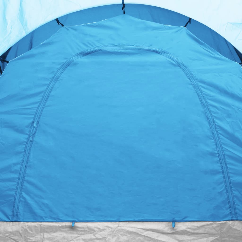93183 vidaXL Camping Tent 6 Persons Blue and Light Blue