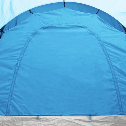 93183 vidaXL Camping Tent 6 Persons Blue and Light Blue