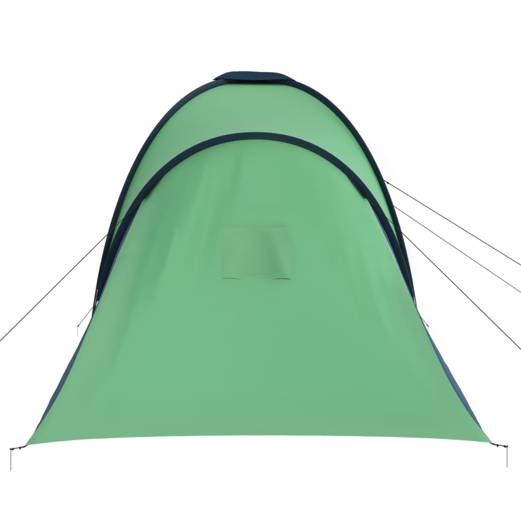 93184 vidaXL Camping Tent 6 Persons Blue and Green