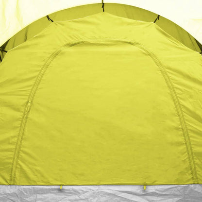 93185 vidaXL Camping Tent 6 Persons Blue and Yellow
