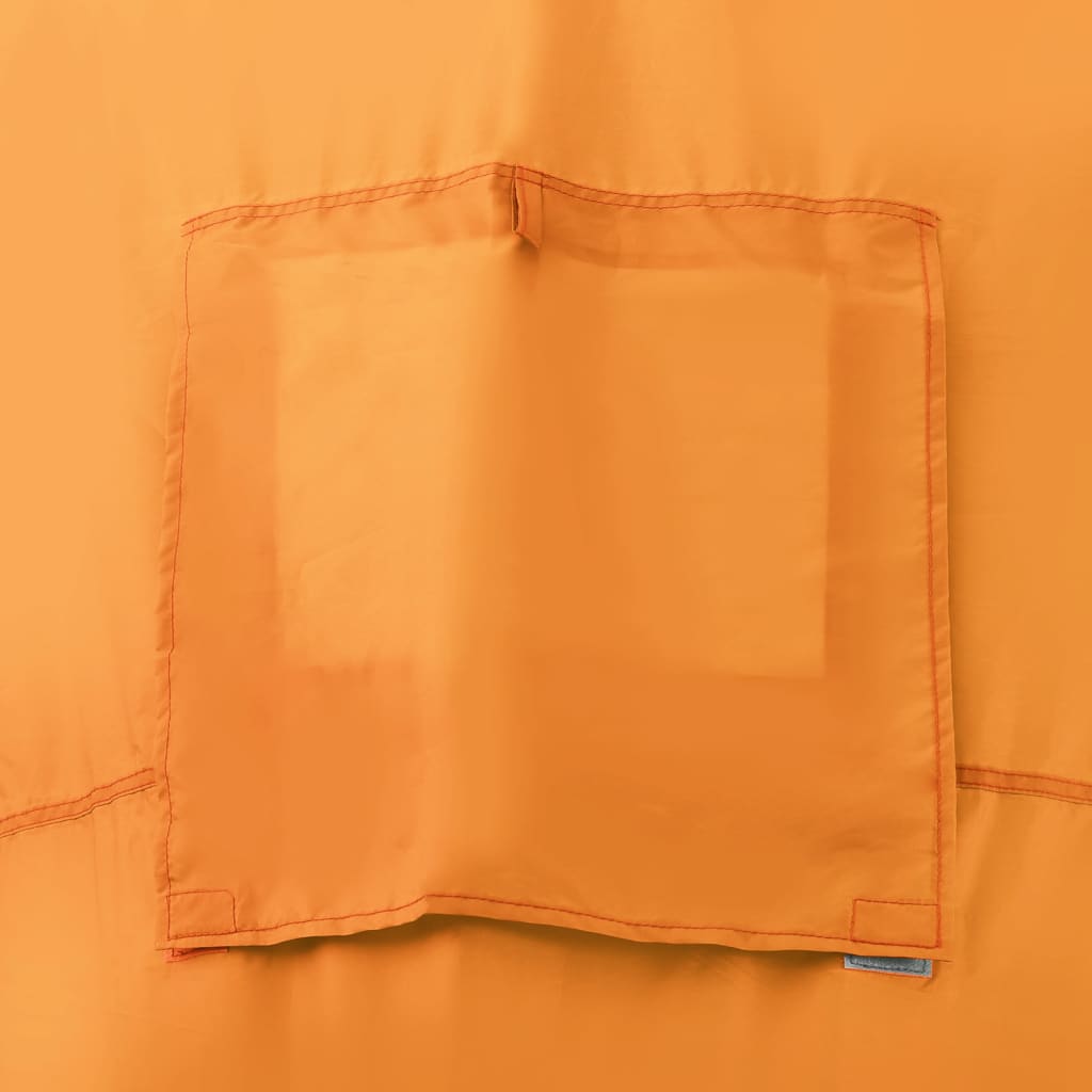 93186 vidaXL Camping Tent 6 Persons Grey and Orange