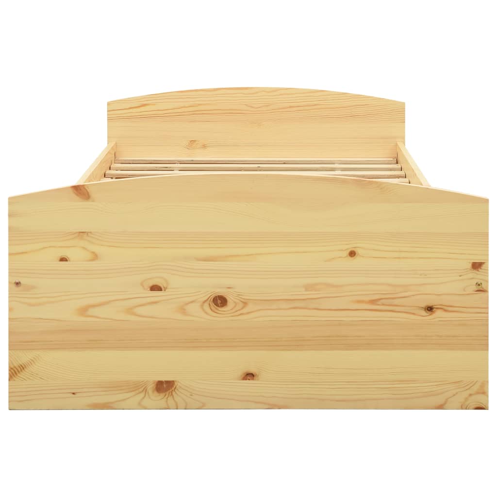 vidaXL Bed Frame with 2 Drawers without Mattress 90x200 cm