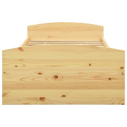vidaXL Bed Frame with 2 Drawers without Mattress 90x200 cm