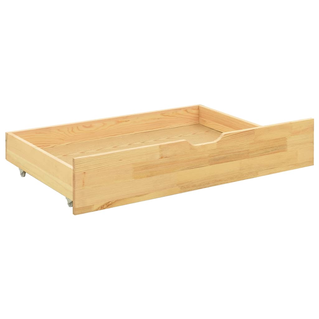 vidaXL Bed Frame with 2 Drawers without Mattress 90x200 cm