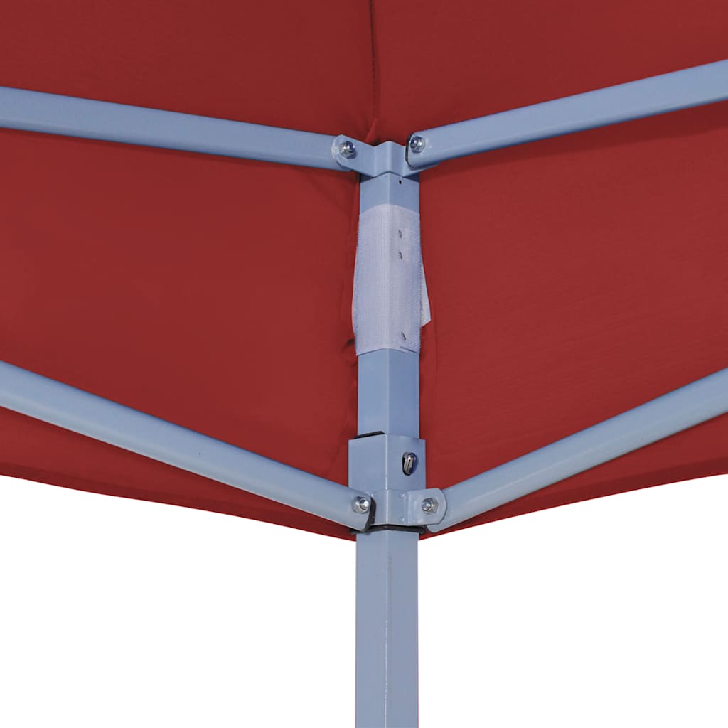 vidaXL Party Tent Roof 3x3 m Burgundy 270 g/m²