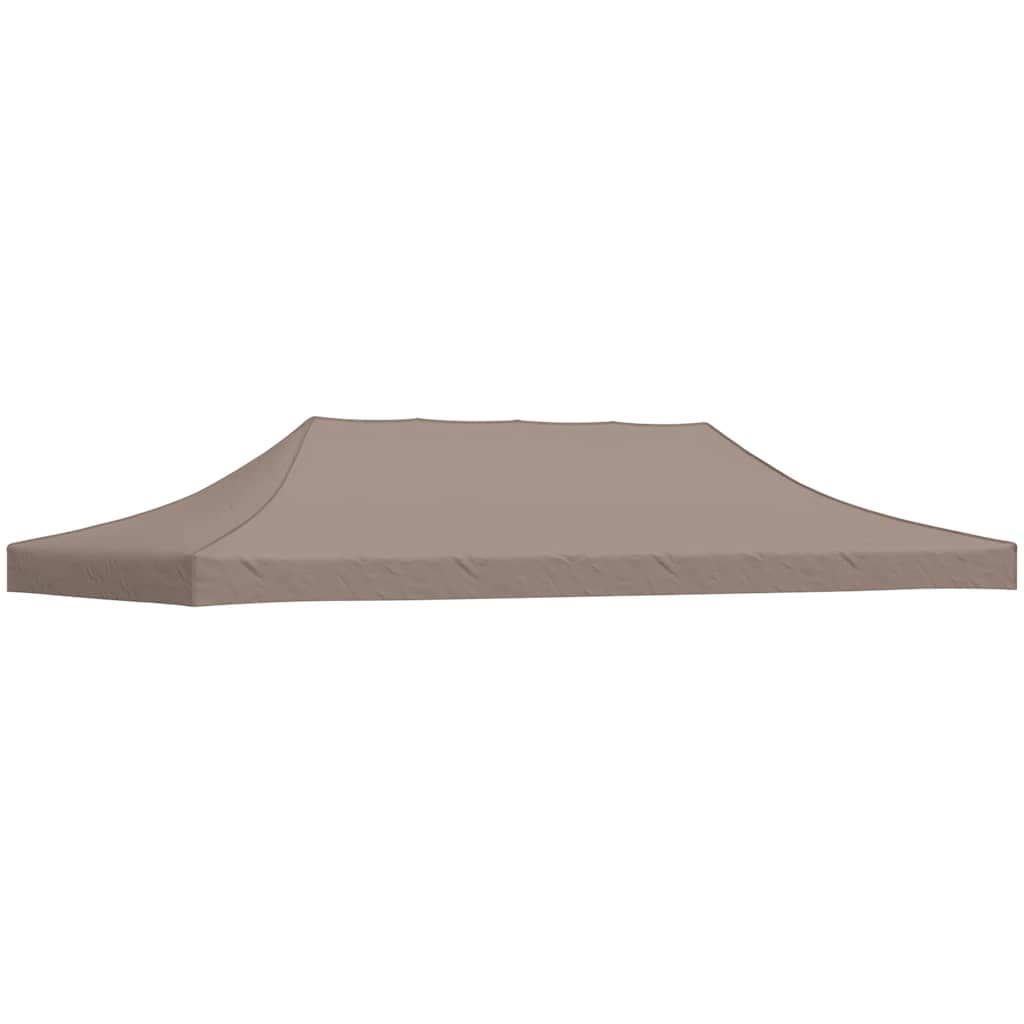 vidaXL Party Tent Roof 6x3 m Taupe 270 g/m²