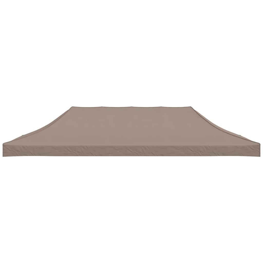 vidaXL Party Tent Roof 6x3 m Taupe 270 g/m²