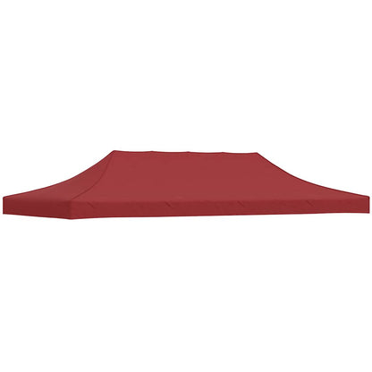 vidaXL Party Tent Roof 6x3 m Burgundy 270 g/m²