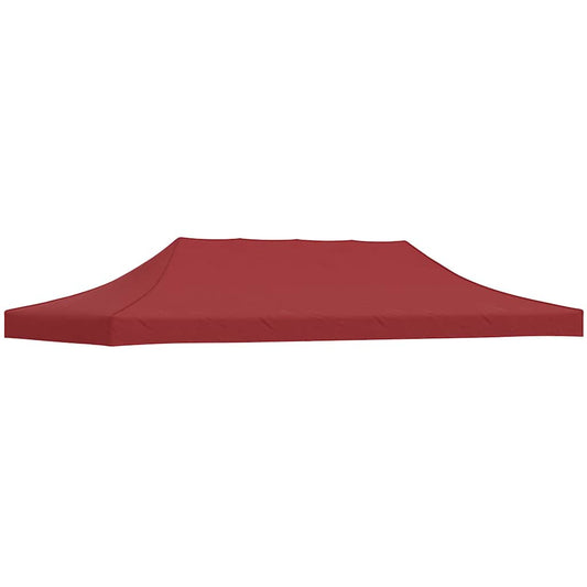 vidaXL Party Tent Roof 6x3 m Burgundy 270 g/m²