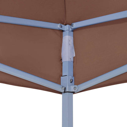 vidaXL Party Tent Roof 6x3 m Brown 270 g/m²