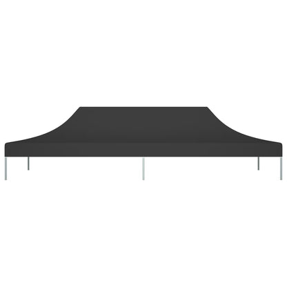 vidaXL Party Tent Roof 6x3 m Black 270 g/m²