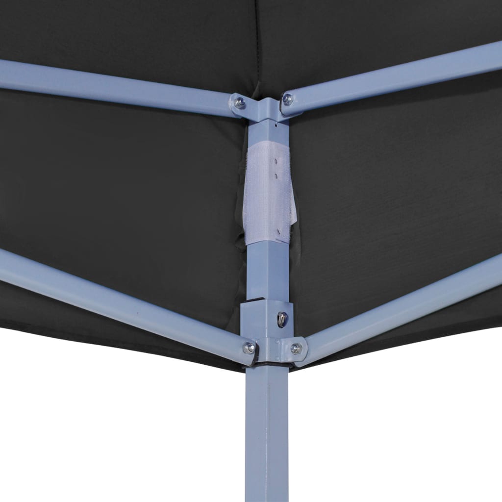 vidaXL Party Tent Roof 6x3 m Black 270 g/m²