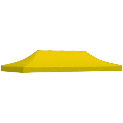 vidaXL Party Tent Roof 6x3 m Yellow 270 g/m²