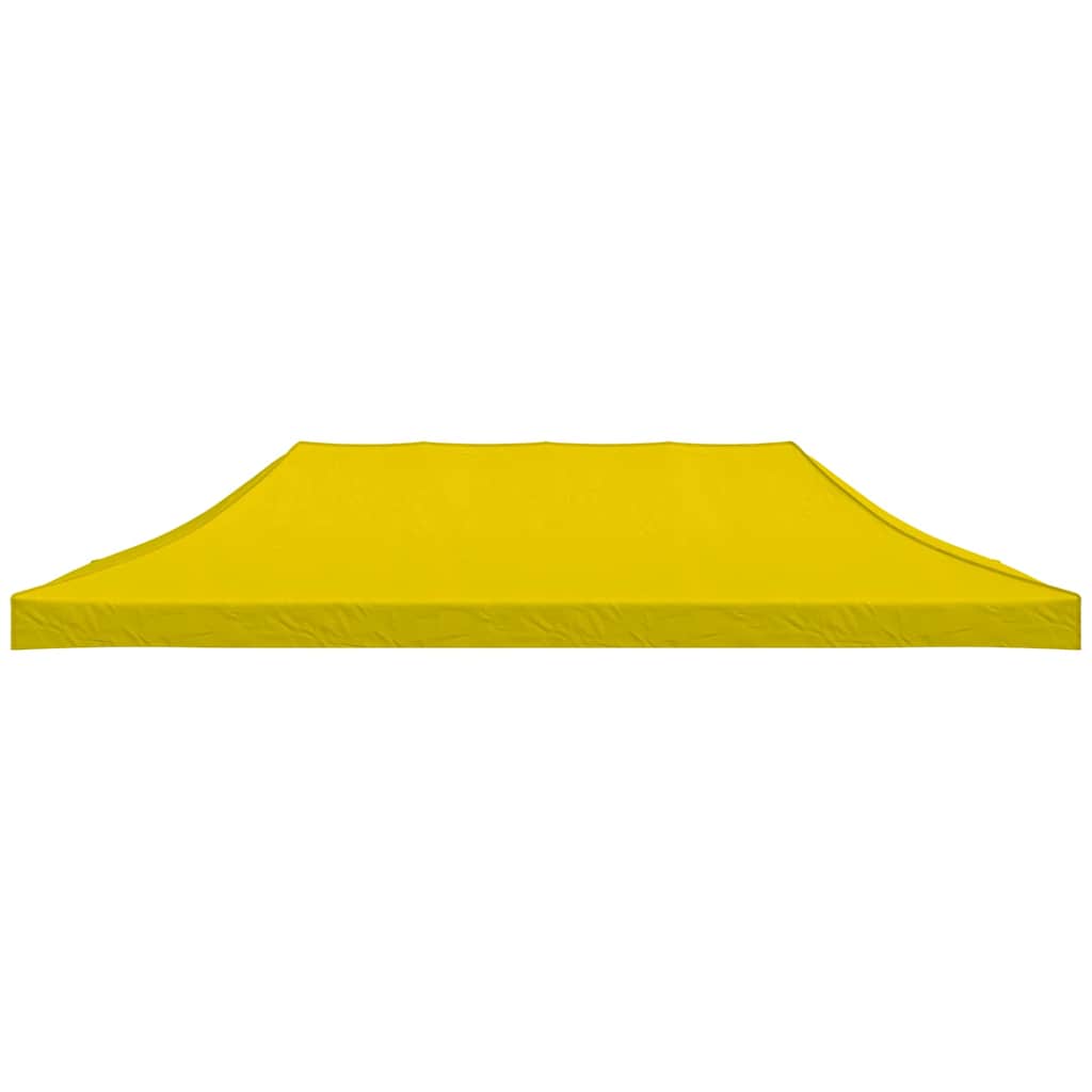 vidaXL Party Tent Roof 6x3 m Yellow 270 g/m²