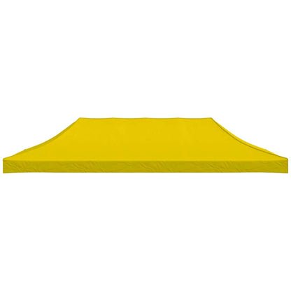 vidaXL Party Tent Roof 6x3 m Yellow 270 g/m²