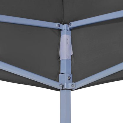 vidaXL Party Tent Roof 2x2 m Anthracite 270 g/m²