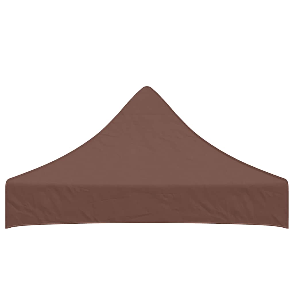 vidaXL Party Tent Roof 2x2 m Brown 270 g/m²