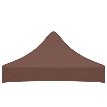vidaXL Party Tent Roof 2x2 m Brown 270 g/m²