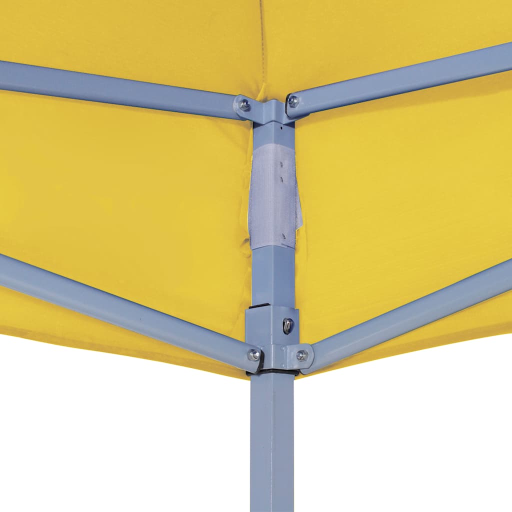 vidaXL Party Tent Roof 2x2 m Yellow 270 g/m²