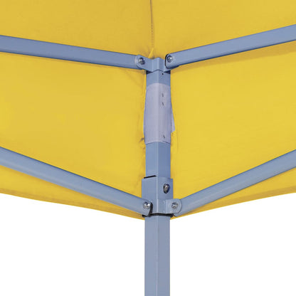vidaXL Party Tent Roof 2x2 m Yellow 270 g/m²