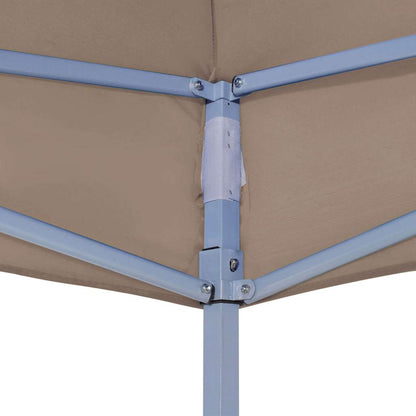 vidaXL Party Tent Roof 4x3 m Taupe 270 g/m²