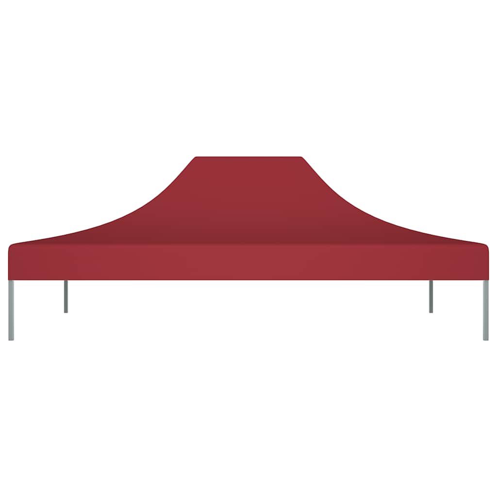 vidaXL Party Tent Roof 4x3 m Burgundy 270 g/m²