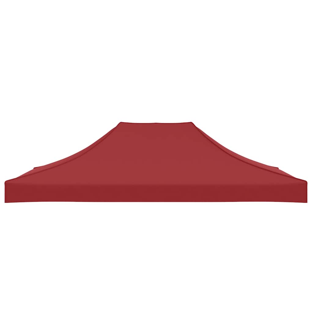 vidaXL Party Tent Roof 4x3 m Burgundy 270 g/m²