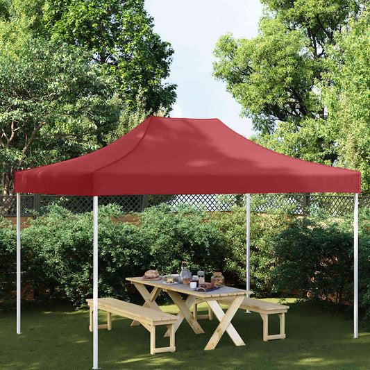 vidaXL Party Tent Roof 4x3 m Burgundy 270 g/m²